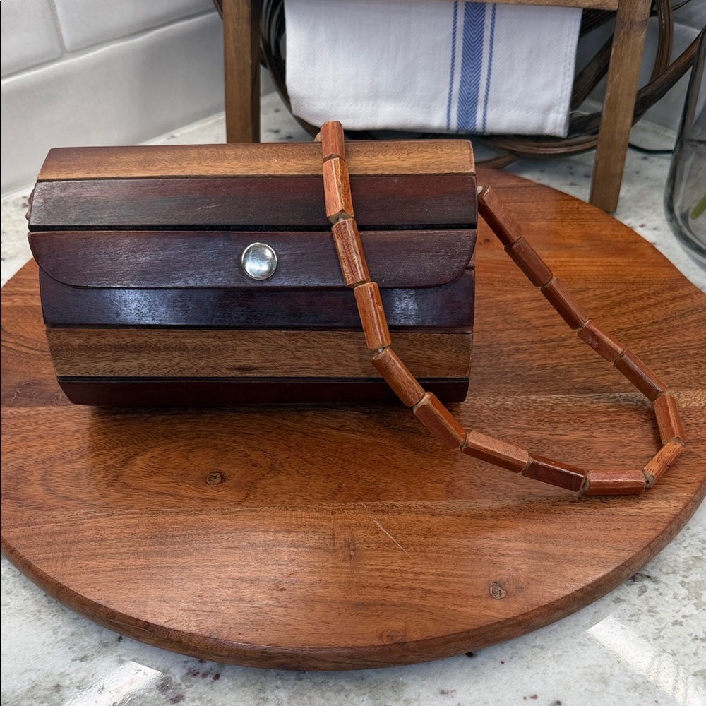 Vintage Wood Slat Bag